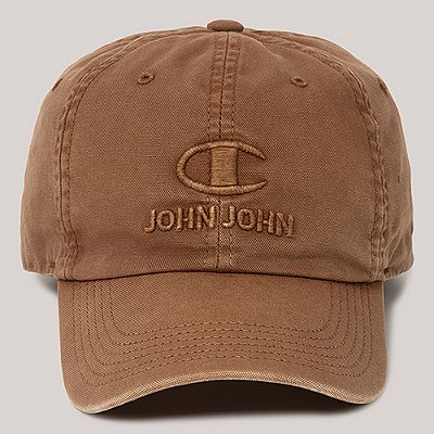 Boné John John Champion x JJ Ve27 Marrom Masculino
