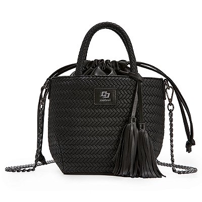 Bolsa Bucket Colcci Crossbody Pr27 Preto Feminino