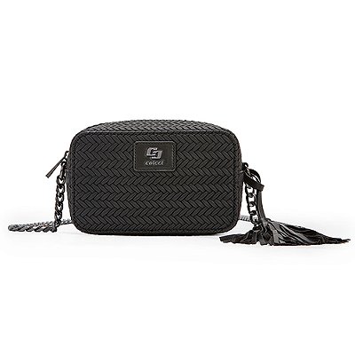 Bolsa Camera Bag Colcci Tressê Pr27 Preto Feminino