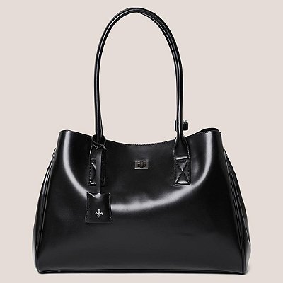 Bolsa Tote Dudalina Lucy Pr27 Preto Feminino