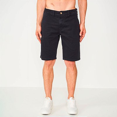 Bermuda Sarja Colcci Davi Pr27 Preto Masculino