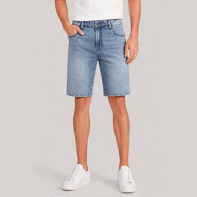Bermuda Jeans John John Classica Tripoli Pr27 Azul Masculino