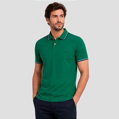Camisa Polo Colcci Dual Pr27 Verde Masculino