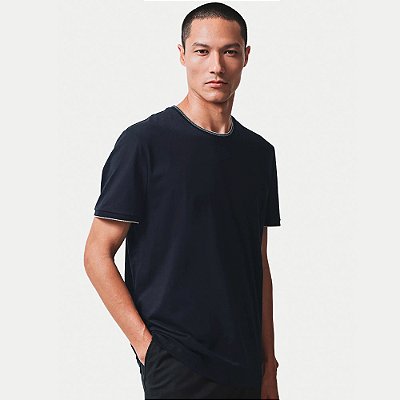 Camiseta Aramis Basic Friso Ve27 Marinho Masculino