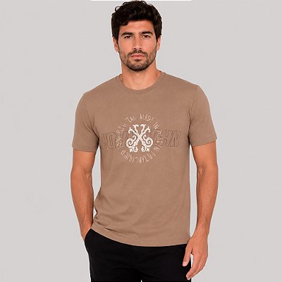 Camiseta John John Flow Ve27 Bege Masculino