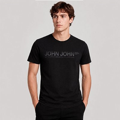 Camiseta John John Generation Ve27 Preto Masculino