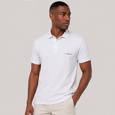 Camisa Polo John John High Ve27 Branco Masculino