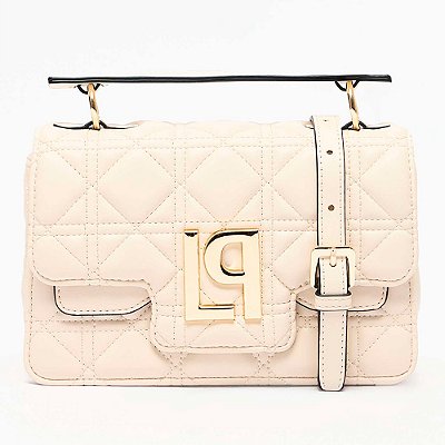 Bolsa Tote Lança Perfume Matelassê Ve27 Off White Feminino