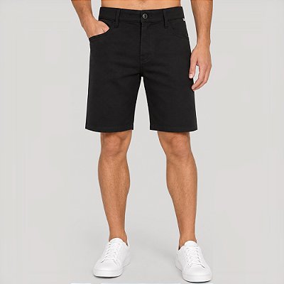Bermuda John John Classic Olympia Ve27 Preto Masculino