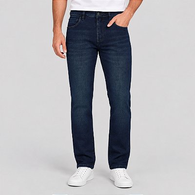 Calça Jeans Dudalina Concept Dark Ve27 Azul Masculino