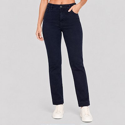Calça Jeans Dudalina Anne Slim Ve27 Azul Feminino