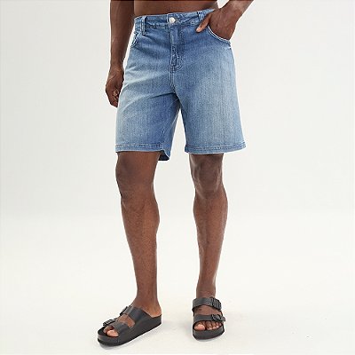 Bermuda Jeans Colcci New Davi Ve27 Azul Masculino