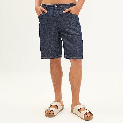 Bermuda Jeans Colcci Davi Ve27 Azul Masculino