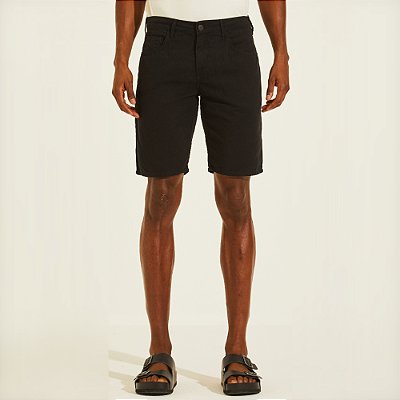 Bermuda Sarja Forum Benjamin Ve27 Preto Masculino