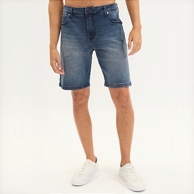 Bermuda Jeans Colcci Davi Ve27a Azul Masculino