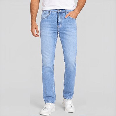 Calça Jeans Dudalina Right Destroyed Ve27 Azul Masculino