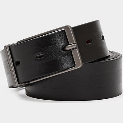 Cinto Aramis Dupla Face Mid Stripe Ve27 Preto Masculino