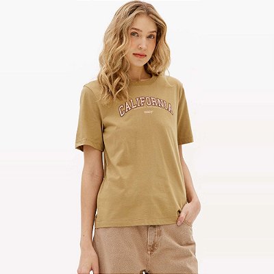 Camiseta Easy Lança Perfume Regular Ve27 Bege Feminino