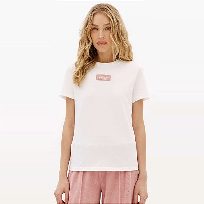 Camiseta Easy Lança Perfume Baby Ve27a Off White Feminino