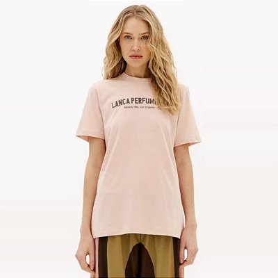 Camiseta Easy Lança Perfume Regular Arte Ve27 Rosa Feminino