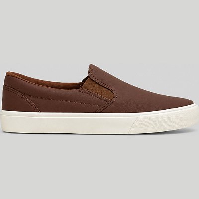 Tênis Slip On Acostamento Eclipse Marrom Masculino