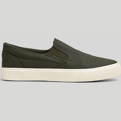Tênis Slip On Acostamento Eclipse Verde Masculino