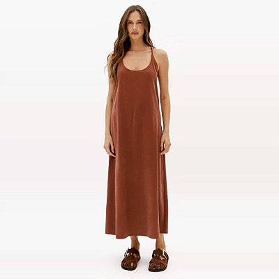 Vestido Easy Lança Perfume Descolado Ve27 Marrom Feminino