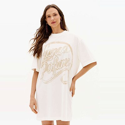 Vestido Lança Perfume T Dress Ve27 Off White Feminino