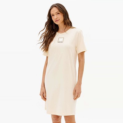 Vestido Lança Perfume T Dress Placa Ve27 Bege Feminino