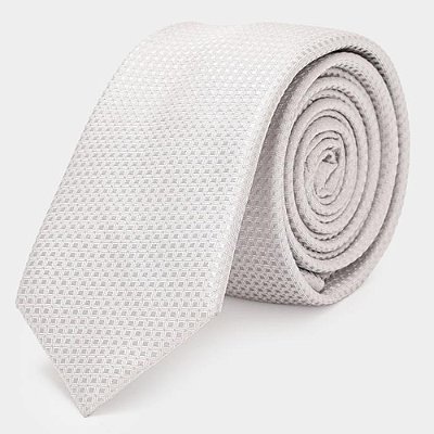 Gravata Aramis Seda Prynn Ve27 Branco Masculino