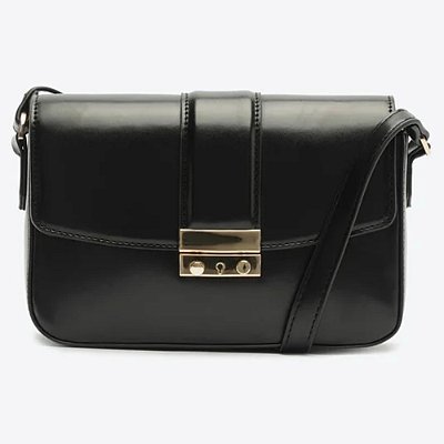 Bolsa Tiracolo Anacapri Média Preto Feminino