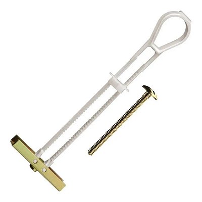 BUCHA PARA GESSO SFORBOLT COM PARAFUSO 1/4" KIT COM 10 UNIDADES