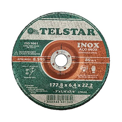 DISCO TELS.DESB/INOX 7X7/8 - A45