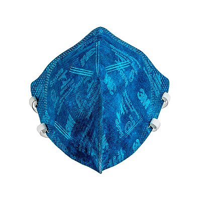 MÁSCARA DESCARTÁVEL PFF2 AZUL SEM VALVULA 3M