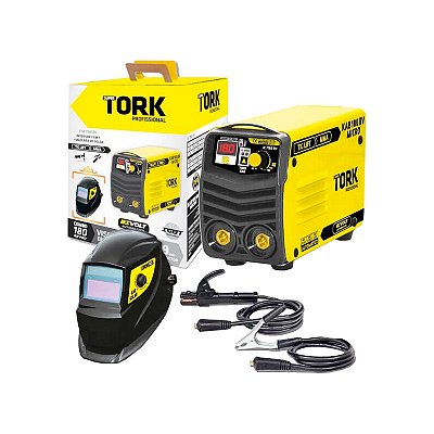 MAQUINA SOLDA C/MASCARA 180A BIVOLT SUPER TORK