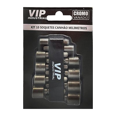 JOGO SOQUETE CANHAO VIP 04 A 13MM-10P