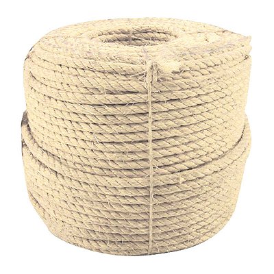 CORDA SISAL 12MM - 1/2 C/220MT - RETIRA NA LOJA