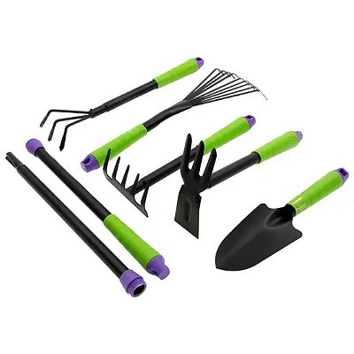 KIT PARA JARDINAGEM COM 7 PEÇAS