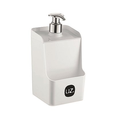 DISPENSER PARA DETERGENTE SLIM PLÁSTICO BRANCO