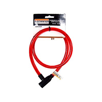 CADEADO PARA BIKE COM CHAVE 60CM STARFER