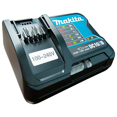 CARREGADOR DE BATERIA 12V BIVOLT DC10SB MAKITA