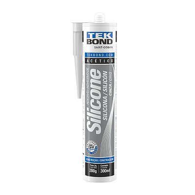 SILICONE ACÉTICO CINZA TEKBOND 280G