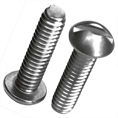 PARAFUSO MAQUINA CABEÇA REDONDA FENDA 1/4X3 INOX C/10