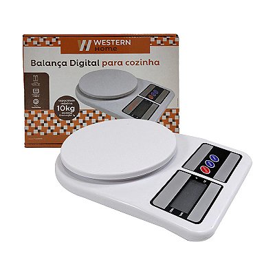 BALANÇA DIGITAL P/ COZINHA 10KG KC25 WESTERN