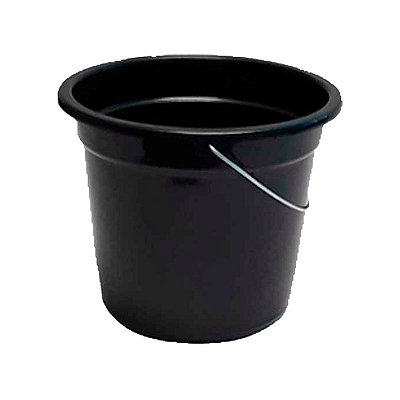 BALDE PLASTICO 7LT ECON. PRETO SHANGRILA