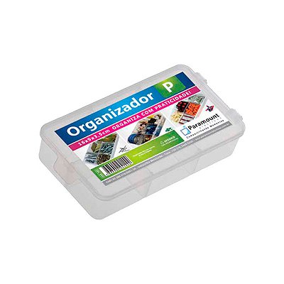 CAIXA BOX ORGANIZADORA PARAMOUNT P 16X 09CM