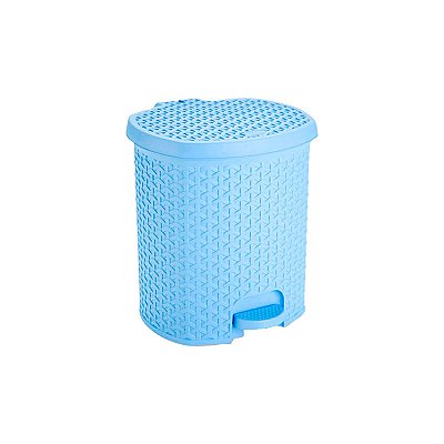 LIXEIRA C/ PEDAL 6L AZUL 1575 NORTHON
