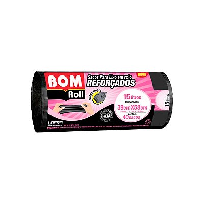 SACO PARA LIXO BOM RL. REF. 15L C/40-35
