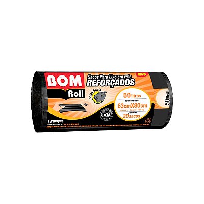 SACO PARA LIXO BOM RL. REF. 50L C/20-37