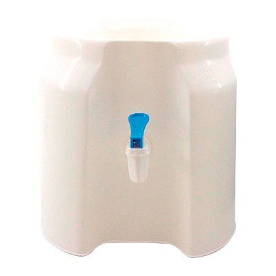 SUPORTE PARA GARRAFÃO COM TORNEIRA BRANCO HERC